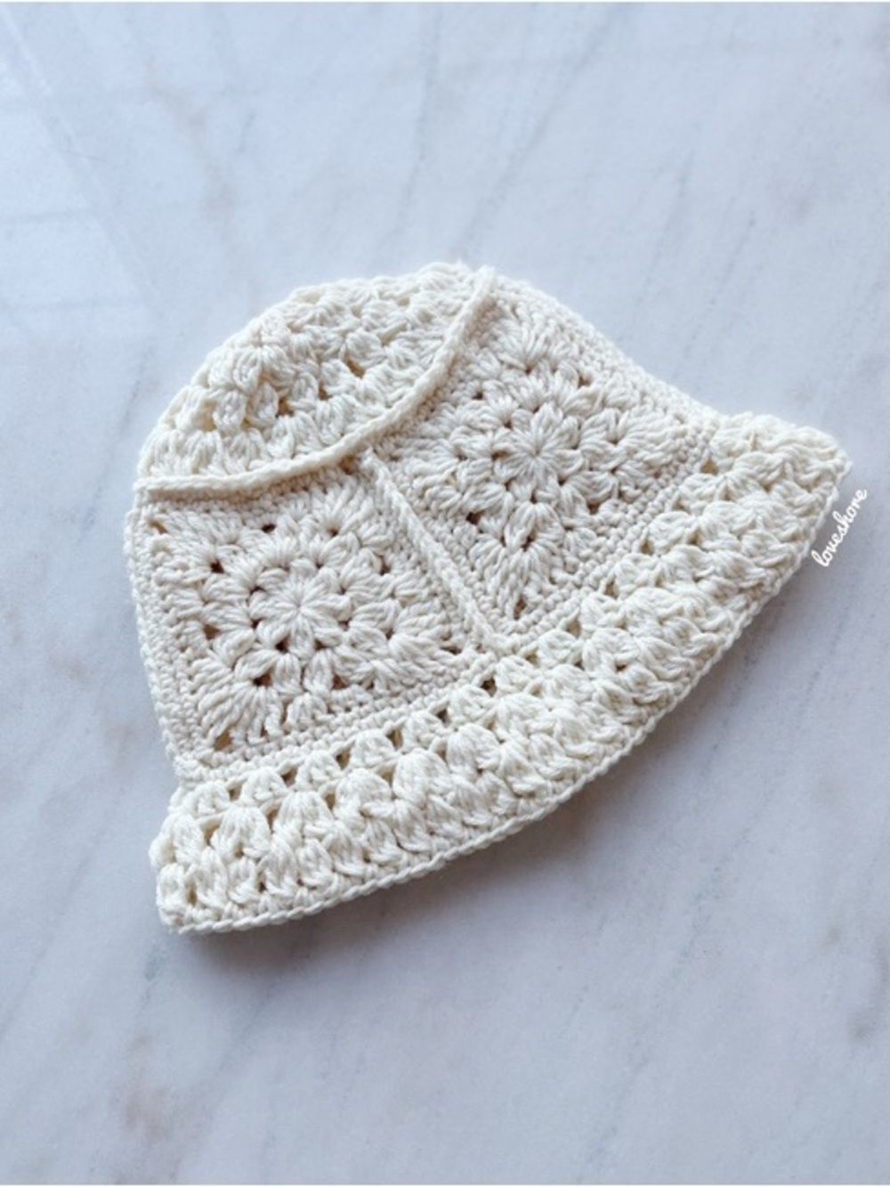 Urban Outfitters Bella Granny Square Crochet Bucket